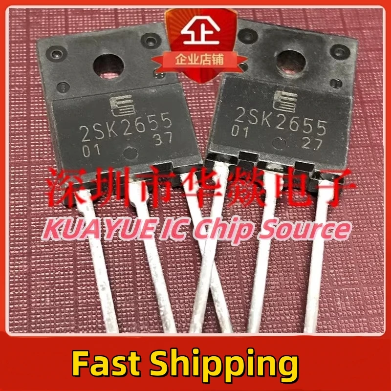 10PCS-30PCS   2SK2655  TO-3PF  900V  8A  Fast Shipping Quality Guarantee