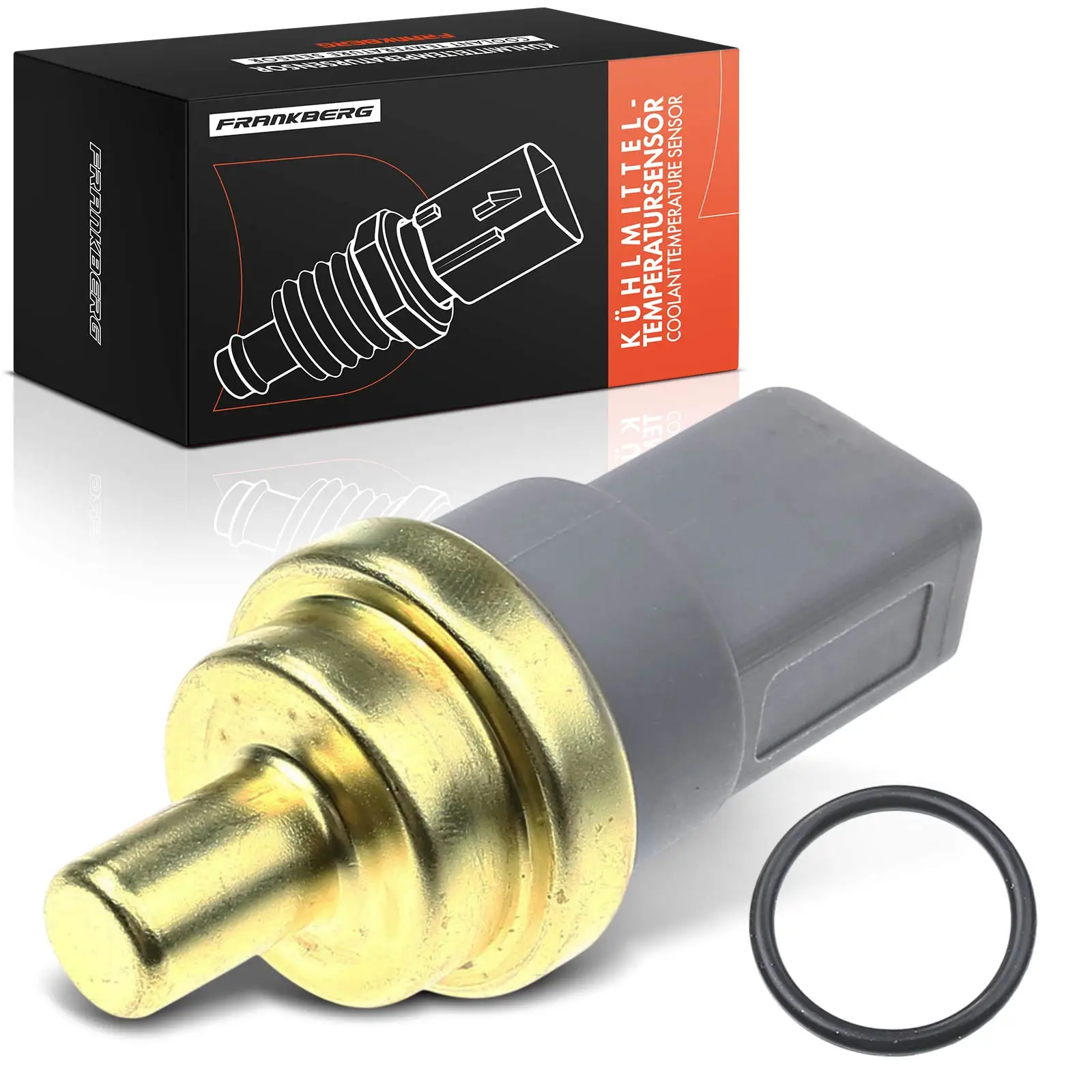 Frankberg 1x Sensor Koelvloeistoftemperatuur voor VW Golf IV V Audi A2 A3 Seat Altea Skoda Fabia 95510612500 99760641000 06A919501
