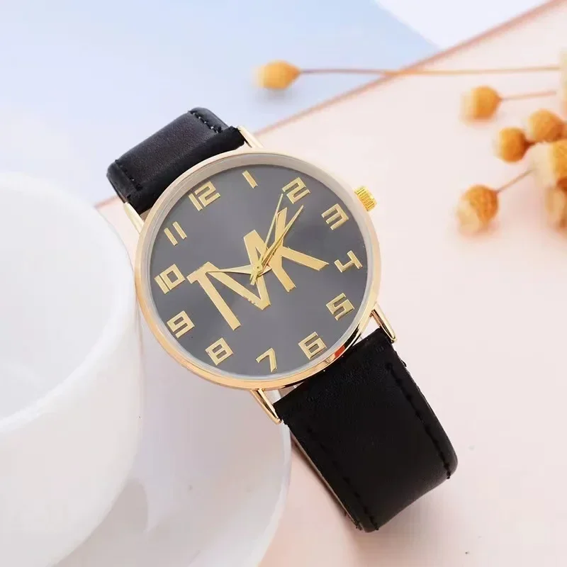 2023 nuevos relojes de Mujer de marca de lujo de moda TVK Reloj de pulsera de cuarzo de cuero accesorios de ropa Casual Reloj de Mujer