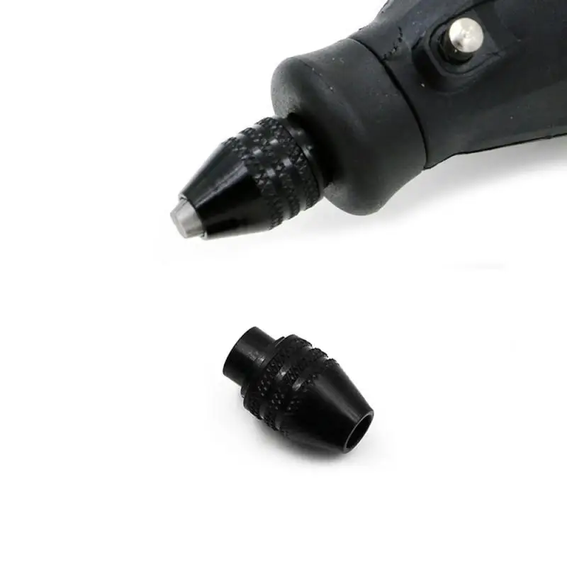 0.3-3.2mm Chuck Universal Drill Chuck Keyless Drill Chuck Rotary Tools 4 Size Mini Drill Bit Chucks Adapter Engraver Accessories