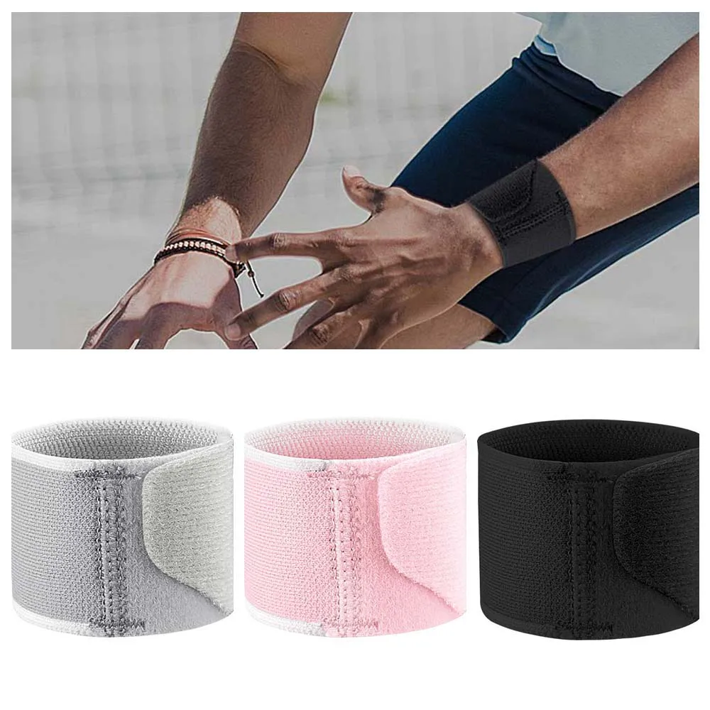 Protecteur de poignet, bandeau de Yoga, noir, rose, gris, attelle de poignet, extensible, élastique, pour l'arthrite, sport