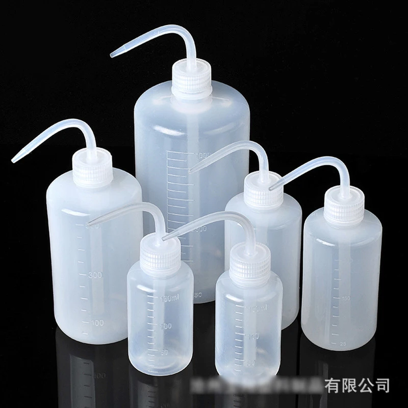 1 Pc White PE Plastic Soft Bottle Non-Spray Pump Diffuser Squeeze Liquid Container Jar Soap Wash Lab Tattoo Supplies