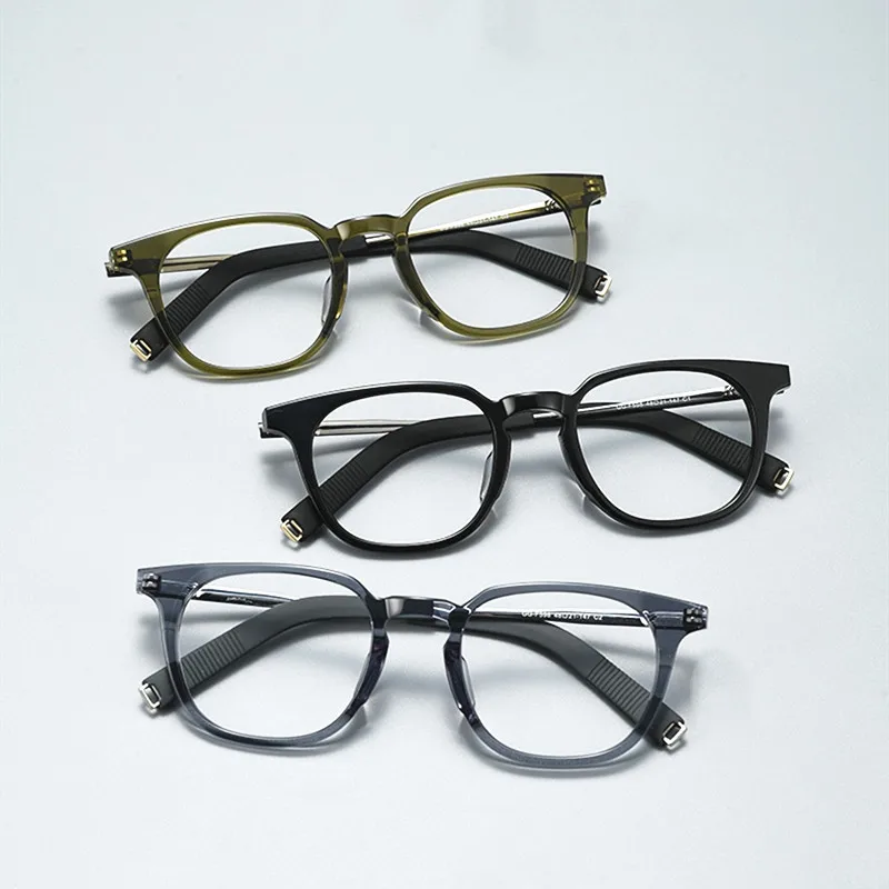 

Европейская и американская оправа из ацетатного волокна для мужчин GG598, винтажная оправа для очков для женщин, которую можно сочетать с очками по рецепту.