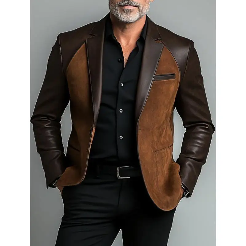 

Повседневный полиэстеровый пиджак с воротником, короткое пальто, осенняя коллекция, бренд Seven Sve, EGF2484, без бренда, верхняя одежда размера M