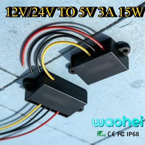 48V Converter 12V 24V 36V 48V 60V 72V to 5V 1A-3A DC Step Down Car Power Supply Buck Converter for Tablet Camera 8-100V to 5V