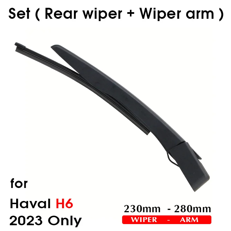 Car Wiper Blade Rear Back Window Windscreen Windshield Wipers For Haval H6 Hatchback 230mm 2023 Only Auto Accessories