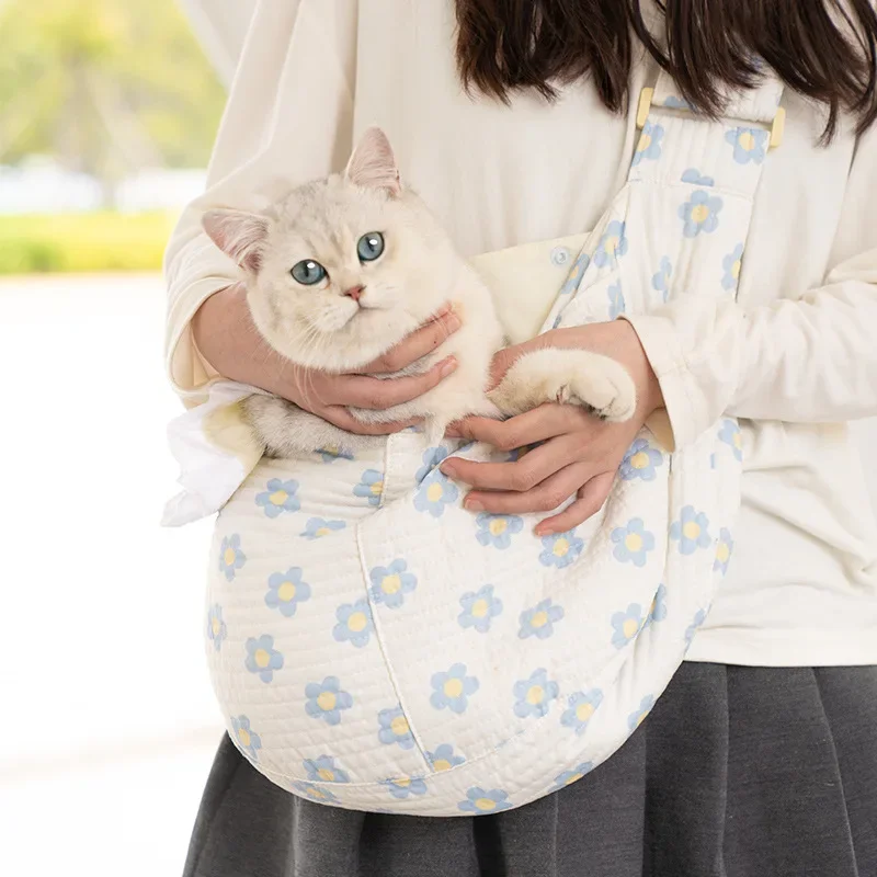 

Puppy Shoulder Bags Single Comfort Sling Handbag Tote Pouch Kitten Dog Cats Accessories Pet Dog Carrier Bag Outdoor Travel Cats