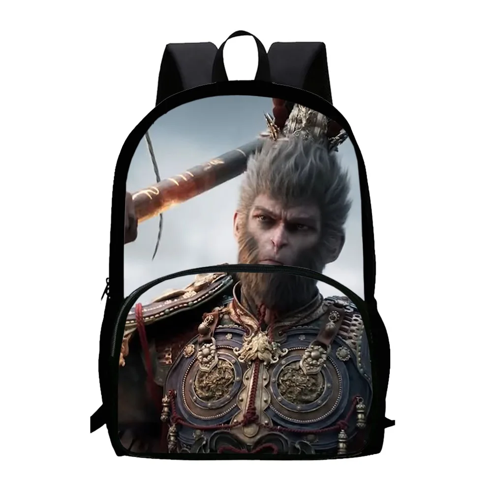 

Рюкзак 15 дюймов, дизайн, популярная игра, черный миф, Wukong, модный универсальный рюкзак из ткани Оксфорд для школьников, сумка для компьютера унисекс