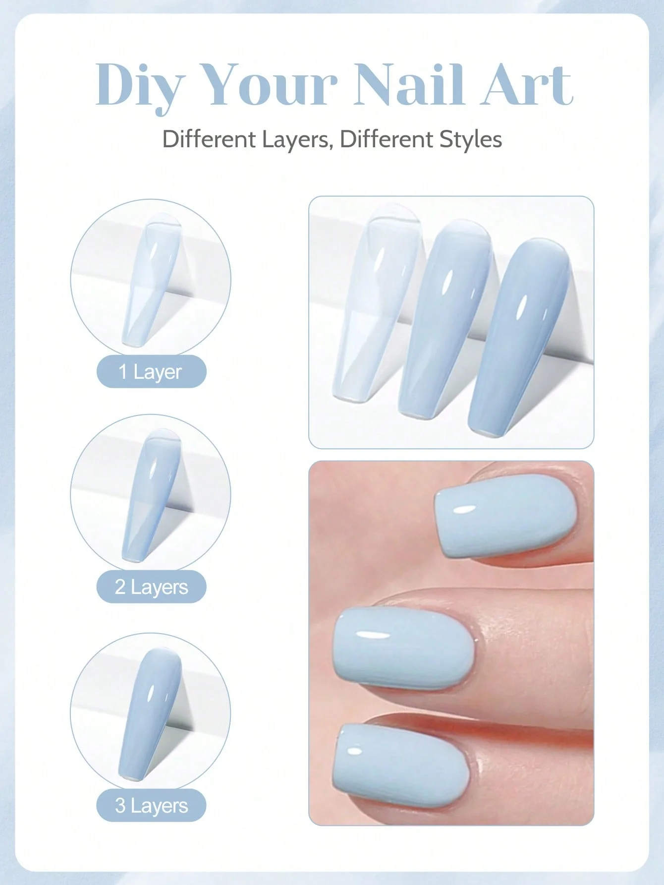 7.5ml Glitter Rubber Base Gel Polish Gold Sequins Blue Base Gel Top Coat Soak Off UV LED Nail Art Varnish Manicure