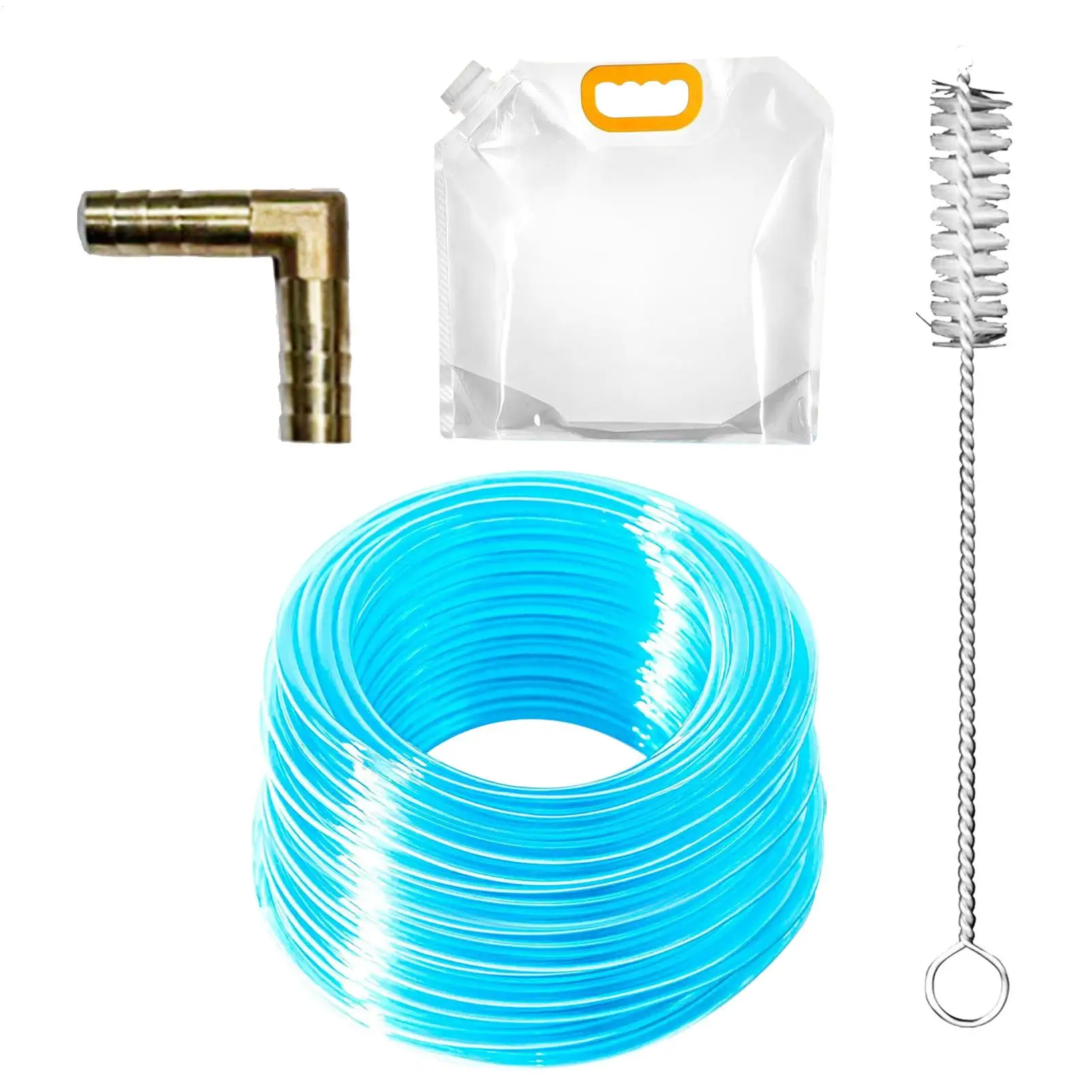 Maple Syrup Tapping Kit Maple Syrup Kit L-Shaped Tip Design With Reusable Collection Bags And Frost-Resistant Tubing For Birch