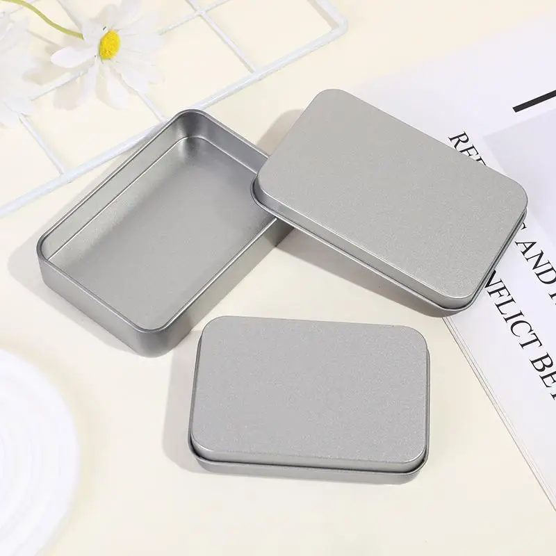Tragbare Schmuckschatulle aus Blech für Ringe, Ohrringe, Halsketten, Mini-Metallbehälter für verschiedene Zwecke – Detail 2