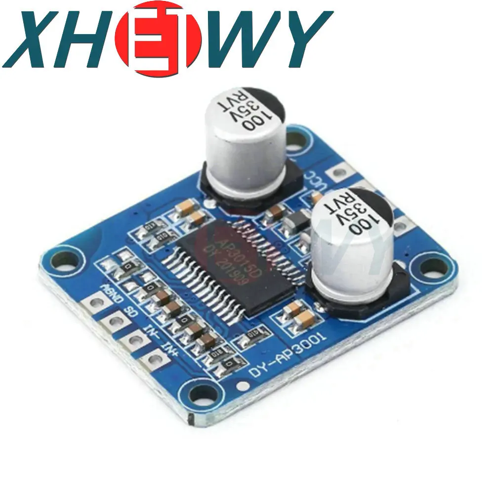 Digital Power Amplifier Board Module Class D 10W/20W/30W DC High Power Mono 12V 24V PWM Modulation DY-AP3001