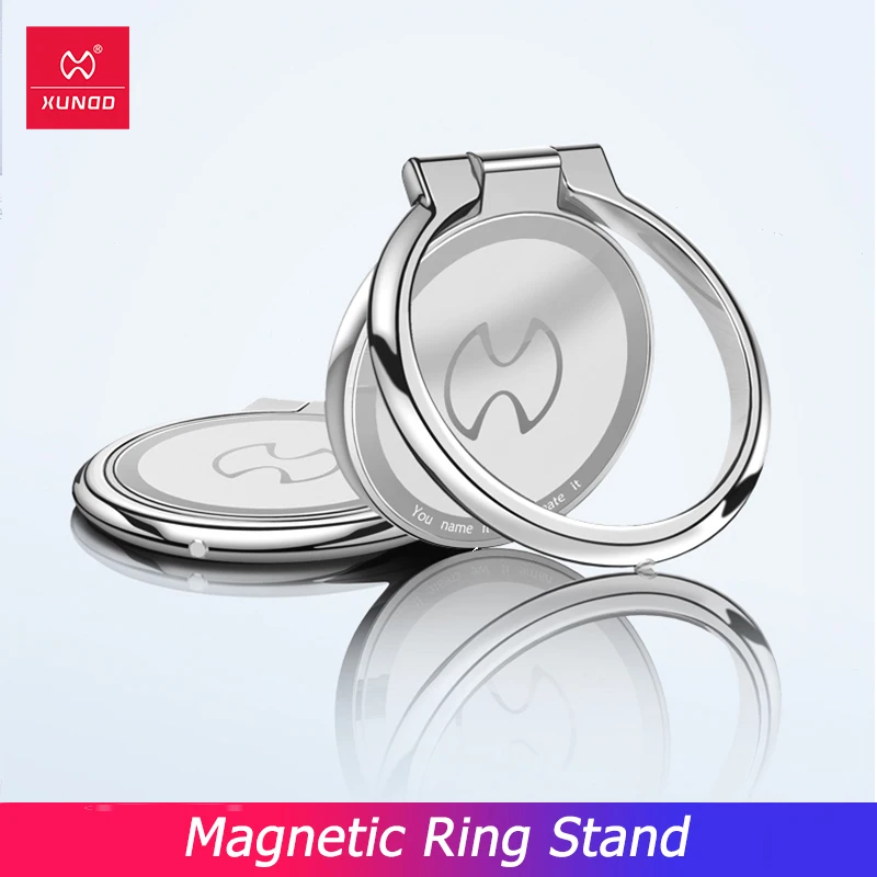 Xundd Magnetic Finger Ring Stand For iPhone Xiaomi Samsung Mobile Phone Accessories 360° Adjustable Holder