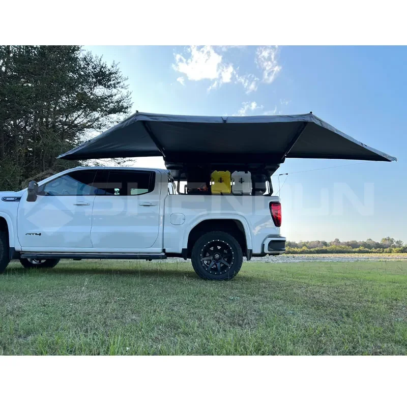 SNDN Awning 180 Free Standing Car Side Dry Quickly Side Car Awning 270 Degrees