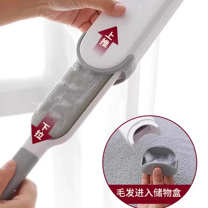 정적 머리 제거제 브러시 린트 고양이 머리 옷 직물 애완 동물 모피 클리너 도구