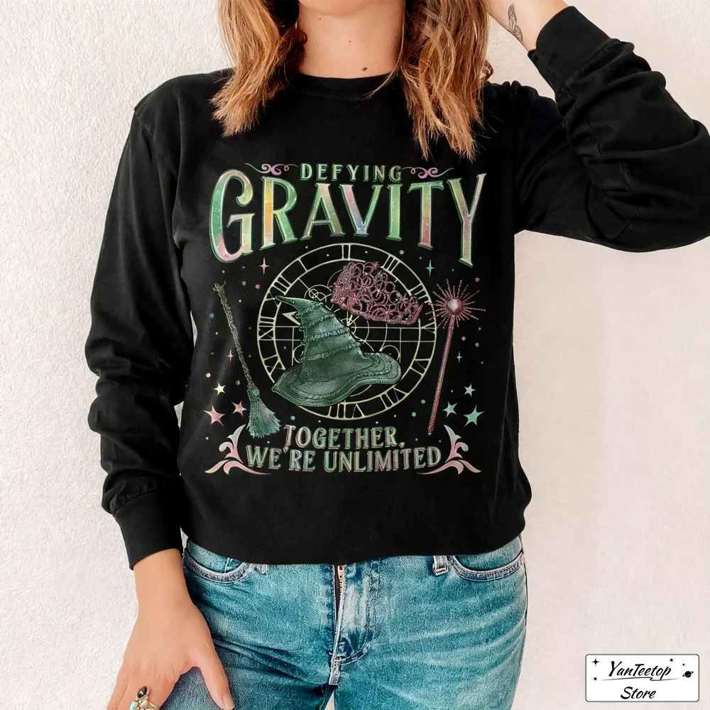 المرأة القطن تي شيرت تتحدى الجاذبية قميص ريترو الشريرة معا نحن غير محدود تي شيرت معالج الفيلم مروحة موضة المحاصيل القمم #4