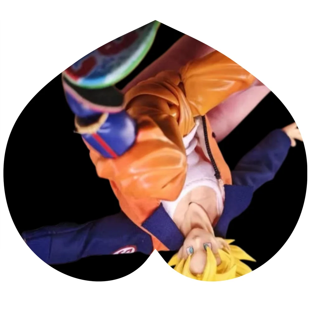 

【Clothing Only】Handmade 1/12 Anime Same Style White Vest Orange Coat Jacket Accessories Fit 6inchs SHF Action Figure Body