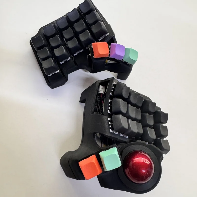Charybdis Nano ワイヤレス トラックボール スプリット キーボード