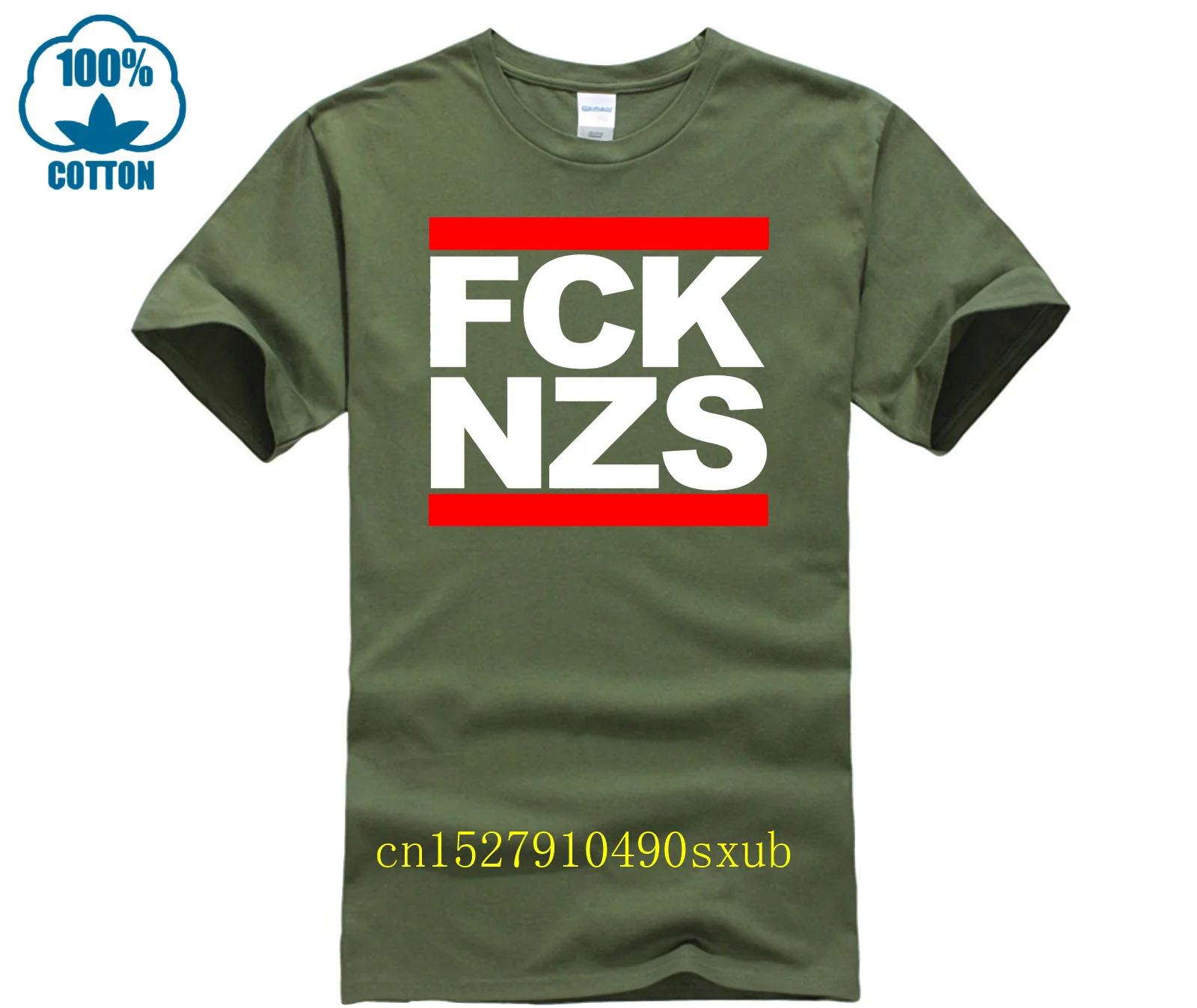 tshirt FCK NZS casual o neck loose summer T shirt for men