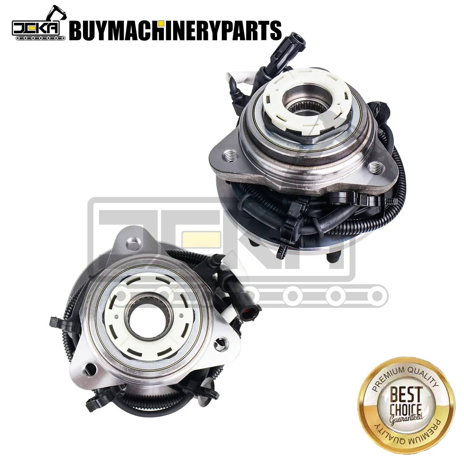 

515027 Front 4WD Wheel Hub and Bearing Assembly Compatible with 98-00 Ford Ranger, 98-00 Mazda B4000 5 Lug W/ABS Set of 2