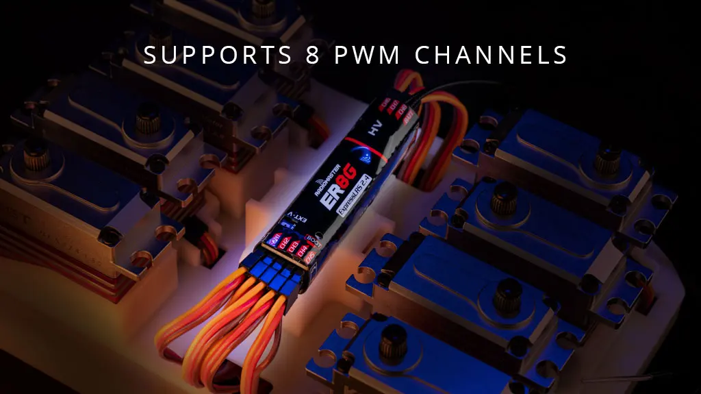 Radiomaster ER8GV 8CH PWM CRSF ExpressLRS Receiver