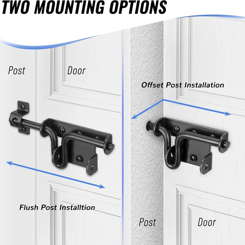 Heavy Duty Slide Bolt Gate Latch,เลื่อน Bolt ประตูล็อคกุญแจรู, สไลด์ Bolt ฮาร์ดแวร์สําหรับ Shed ประตู/Barn ประตู