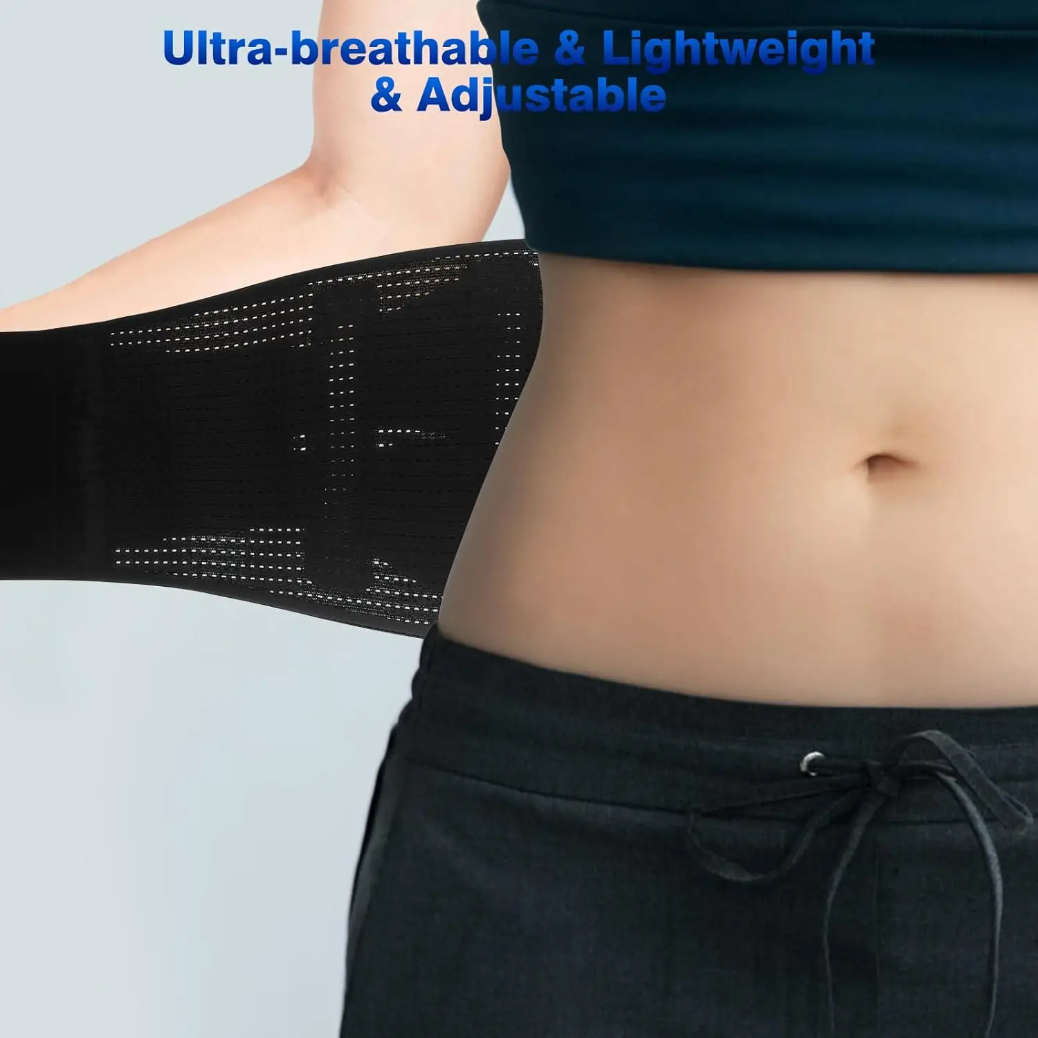 Back Brace for Women and Men Adjustable Ultra-Breathable Lumbar Support Belt Back Support Belt for Sedentariness Works Sports