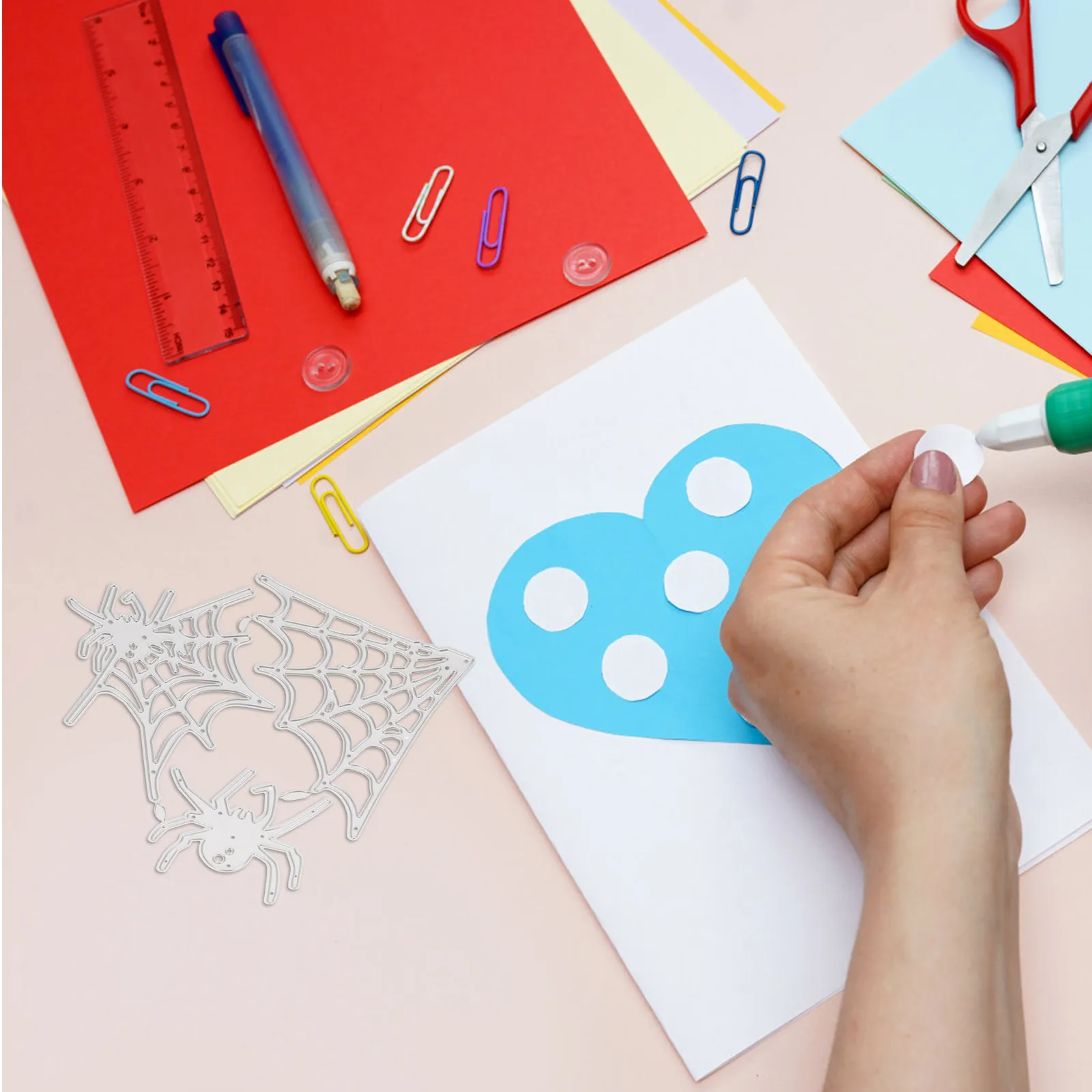 

Spider Web Die Making Cutting Dies Stencil Scrapbooking Card Embossing Stencils Crafting Cuts Mold