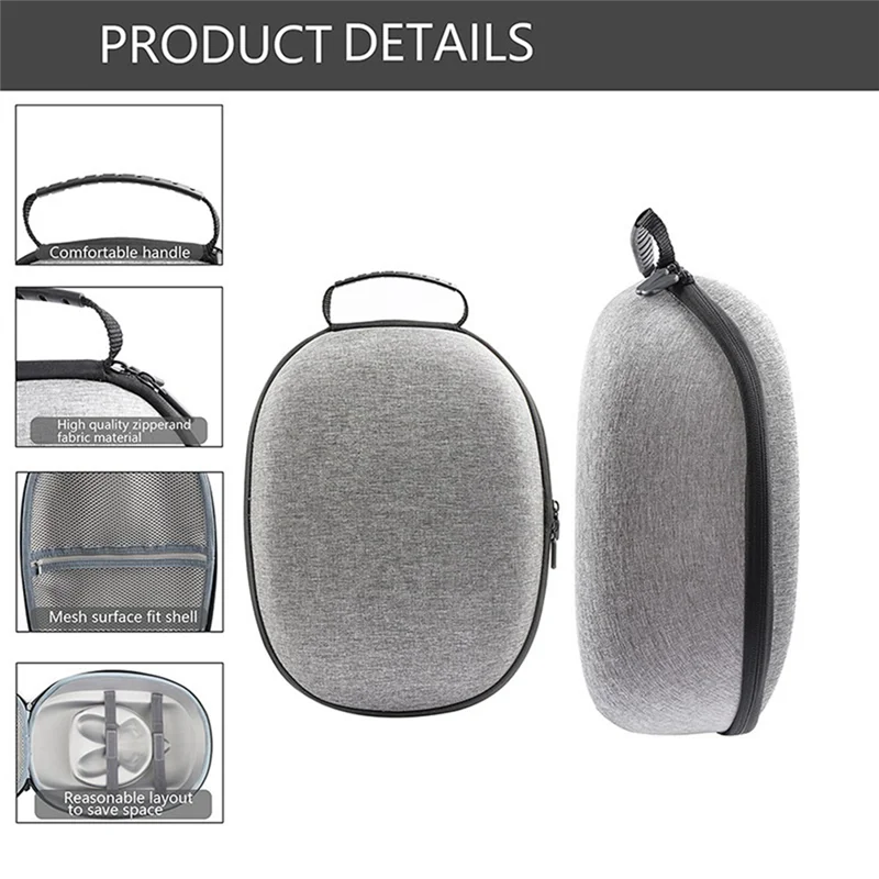 キャリングケースメタクエスト 3 VR ヘッドセットコントローラ EVA ハードシェル収納袋メッシュメタクエスト 3 VR Accessorie