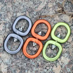 Aluminum Climbing Key Hooks Security Master Lock C Rotating Ring Professional Carabiner Mountaineering Protective Equipment