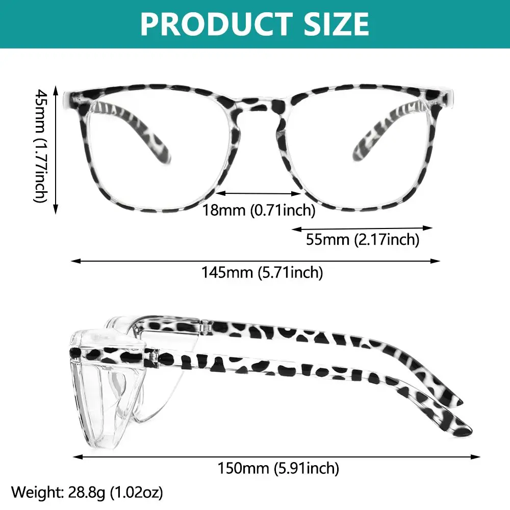 Gafas Gafas de protección para los ojos Protección UV400 Gafas antipolen Gafas de seguridad antiniebla Gafas de bloqueo de luz azul