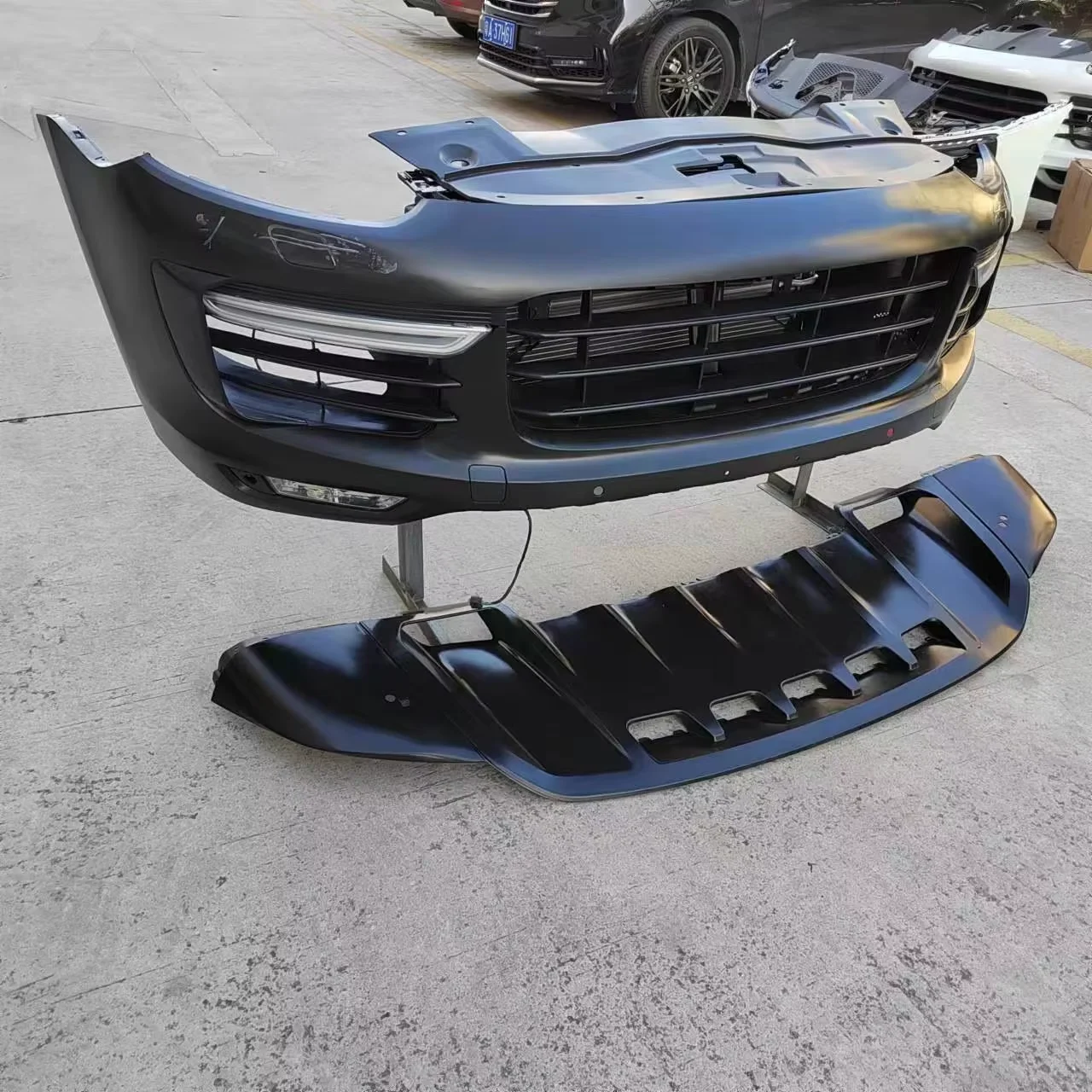 

For Rapid Delivery Original Used 2014 2016 porsche Cayenne Turbo 958 Gts Accessories Front Bumper Body Kit