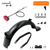 Rear Mudguard Kit Accessories For Xiaomi M365 Pro 2 1S Electric Scooter Fender Bracket Taillight Mud Guard Essential Spare Parts
