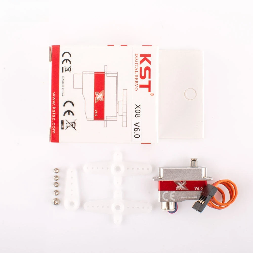 KST X08H X08N X08 PLUS V6.0 Micro Full Metal Gear CNC Casing Digital RC Glider Servo Motor for UAV Helicopter Airplane Models