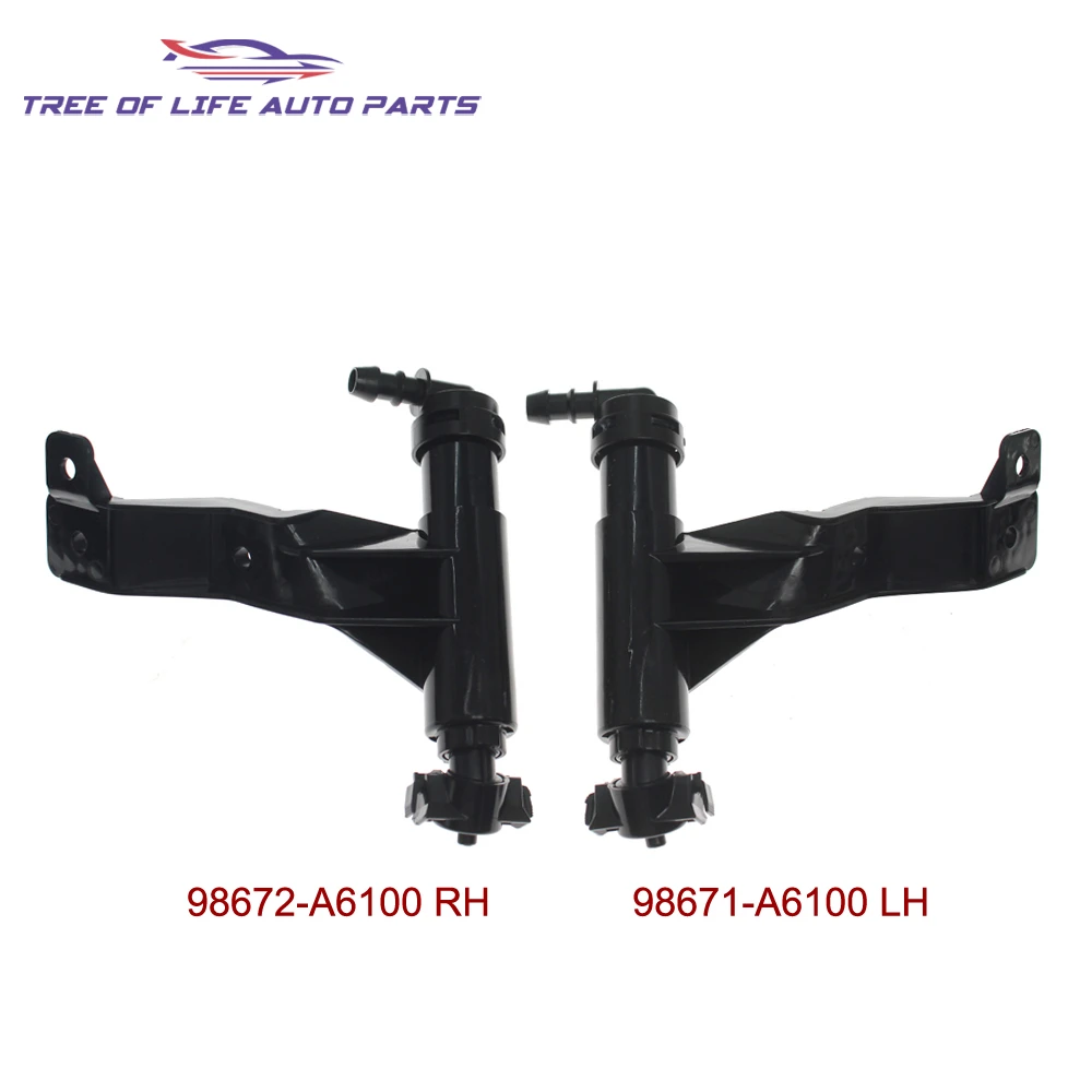 

For Hyundai i30 2017-2020 Front Headlight Washer Nozzle Cover Headlamp Spray Water Jet Cap 98672-A6100 98671-A6100 98671A6100