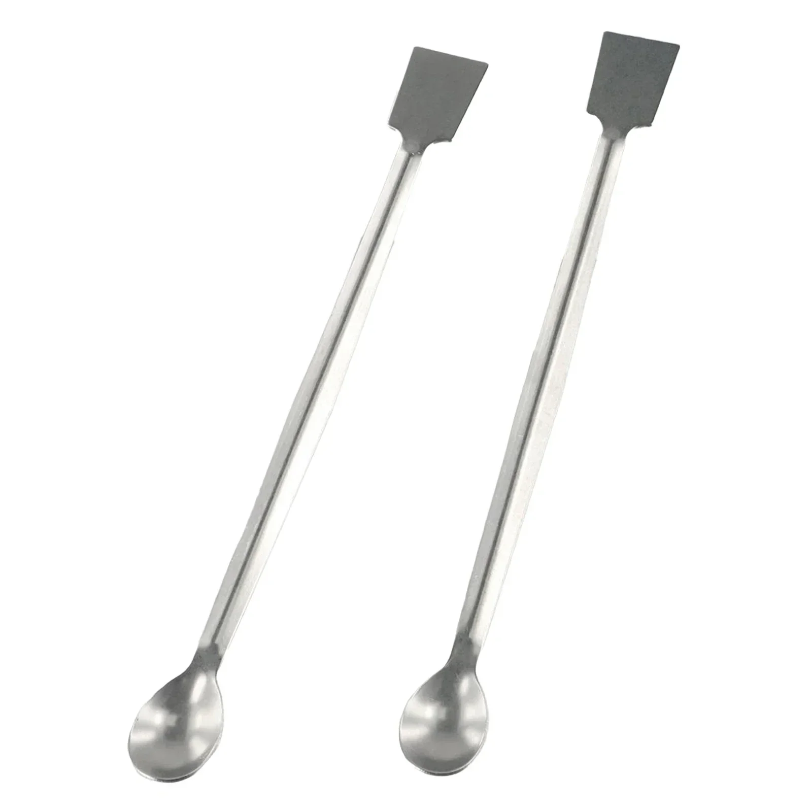 Double Ended Laboratory Spoon And Spatula Set For Precise Material Transfer In Health Beauty And Technical Services