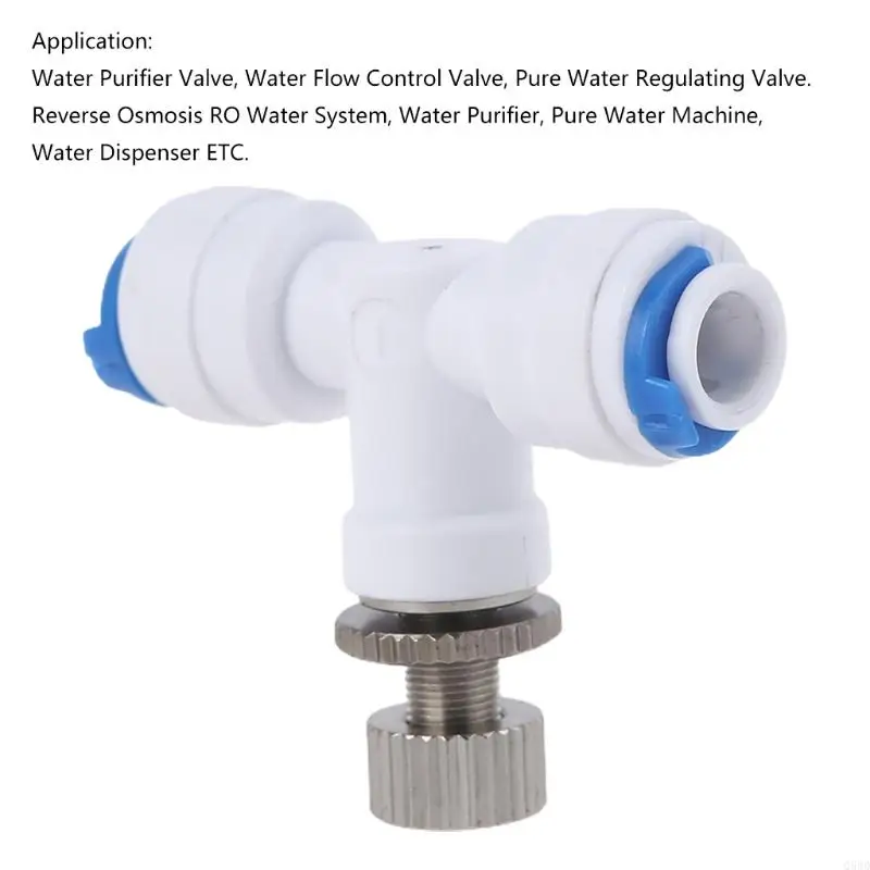 

Q5WD 1/4" Hose RO Water Adjust for Valve Regulator Waterflow Control for Valve C