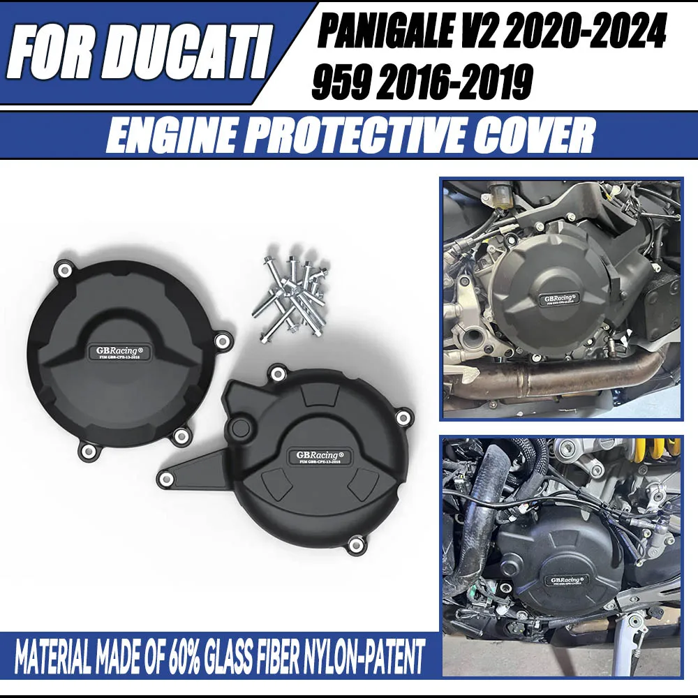 

FOR Ducati Panigale V2 2020 2021 2022 2023 2024 Race Panigale 959 2016 2017 2018 2019 Motorcycles Engine Protection cover