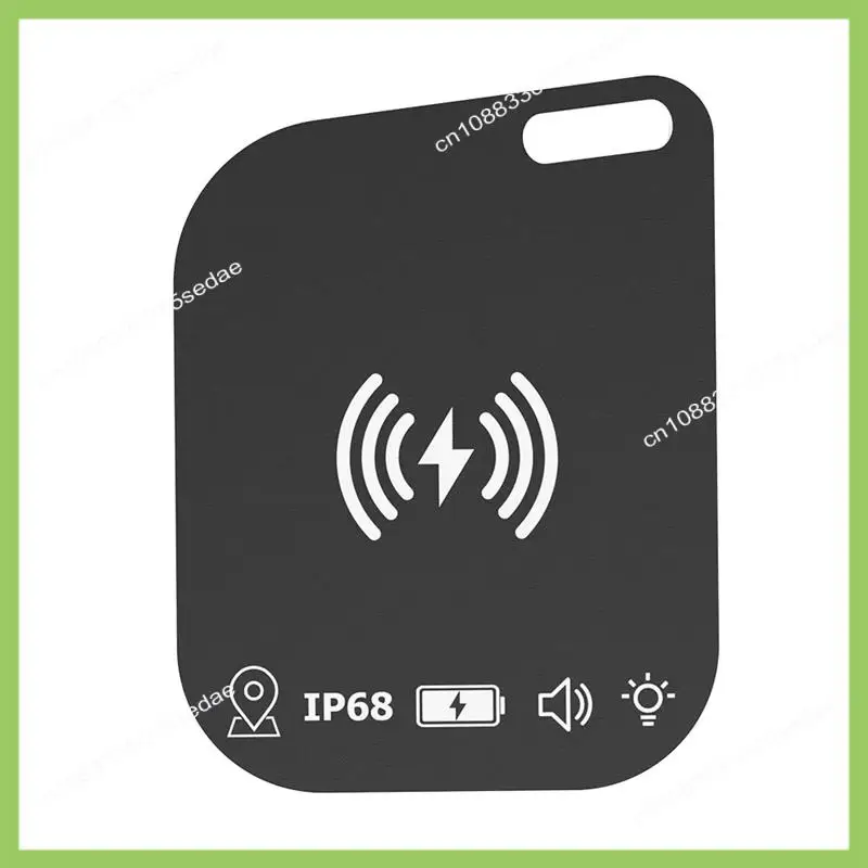 Y19A Pelacak Dompet Tag Pintar Pengisi Daya Nirkabel untuk Tas Koper Pelacak Tahan Air IPX68