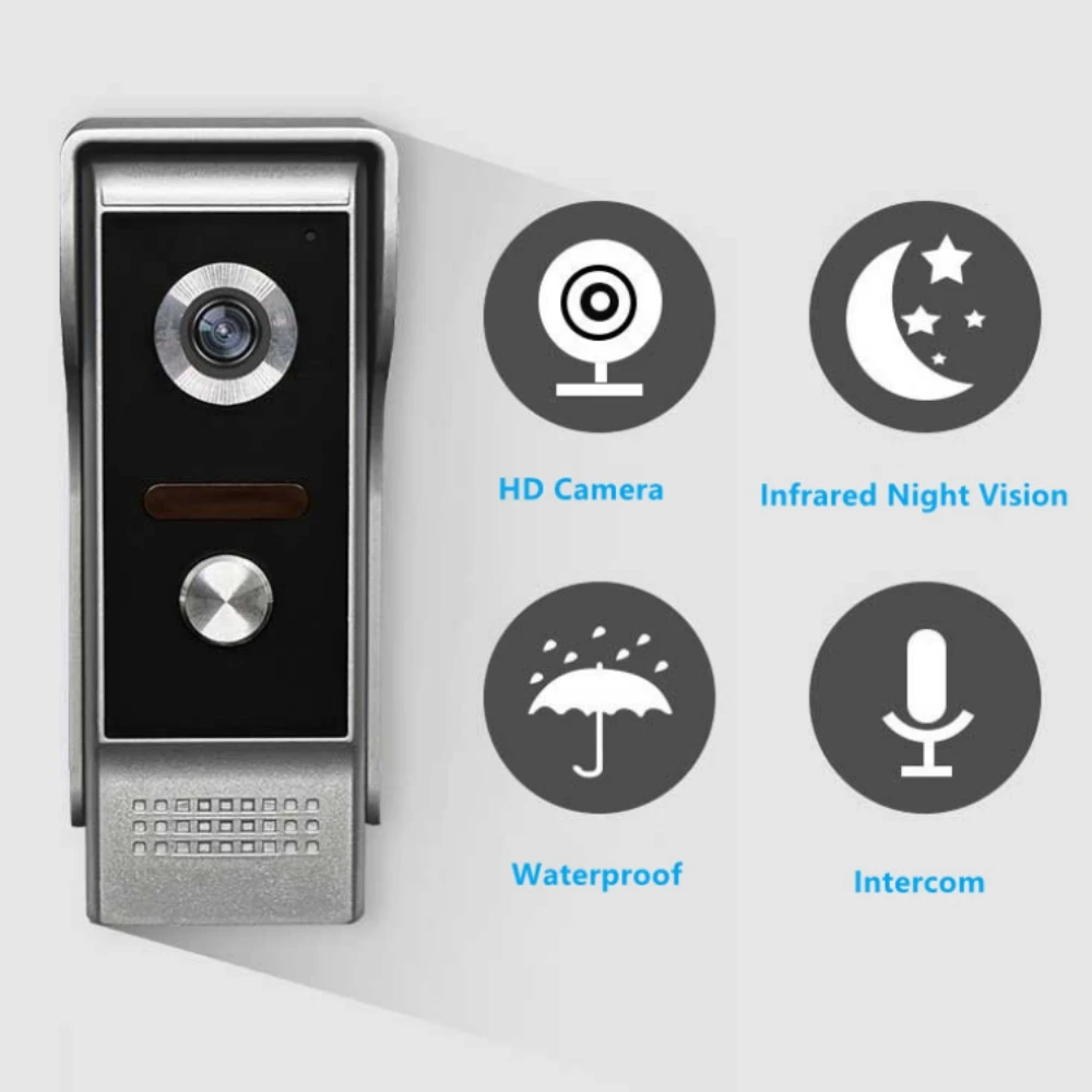 Tuya Smart WIFI Video Intercom In Private House Interphone Doorbell Camera Outdoor Security Protecting Intercoms System for Home