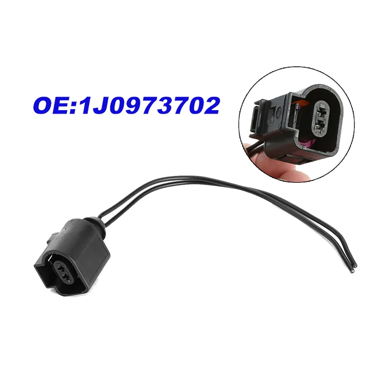 2 Pin Electrical Harness Connector Plug Wiring For Golf Passat Touran Rabbit Polo Tiguan A4 A6 A8 Q5 Q7 1J0973702