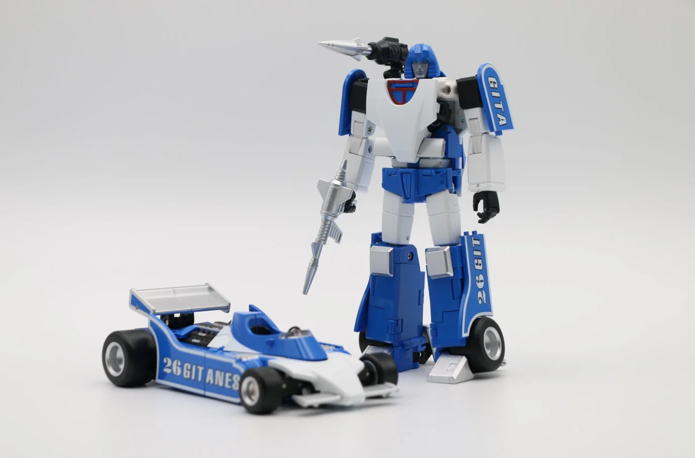 Transformation G1 Element TE03 TE-03 Version 2.0 MP F1 Mirage Action Figure In Stock With Box Sticker