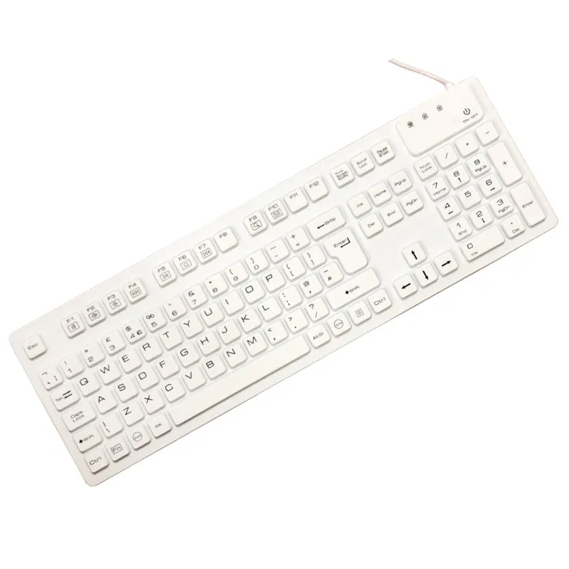 JH501 Hot Selling Specially Designed Rugged Waterproof Industrial Silicone Keyboard