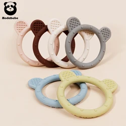 Modabebe New Babies Teethers Silicone Teething Ring Cartoon Cute Shape Baby Chewing Teether BPA Free Kids Teething Toy
