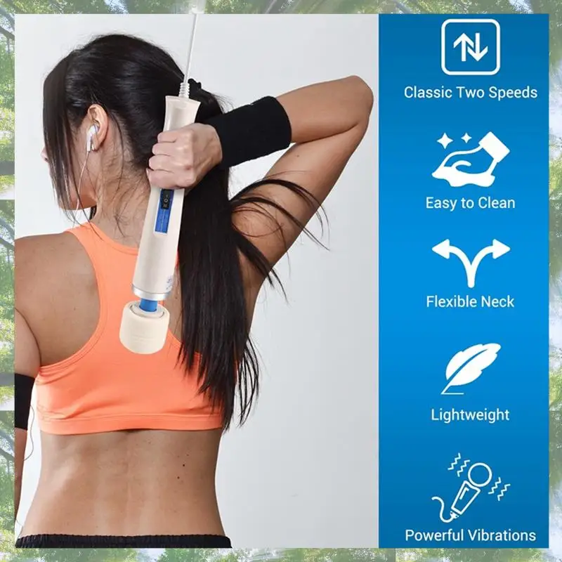 

Премиальный массажер Wand Супер вибрационный массажер Hv-260R Электрический вибрационный массажер Us Plug