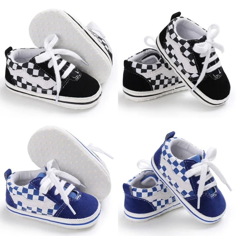 

Весенне-осенний стиль, детская обувь для детей 0–1 года для мужчин и женщин, повседневная парусиновая прогулочная обувь на мягкой подошве для детей