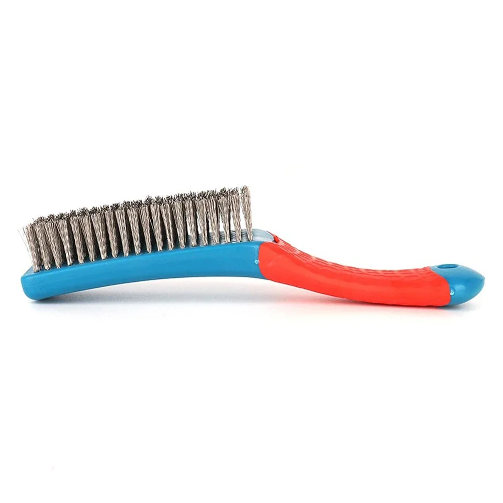 160mm Wire Brush Kitchen Cleaning Brush Domestic Cleaning Elongated Handle Heavy Dirt Scrubbing Professional Cleaning