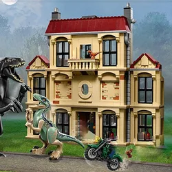 Miniso Disney Dinosaur 75930 Tyrannical Dragon Attacks The Manor Creative Building BlocksToy  puzzle Assembly for Kids Gifts