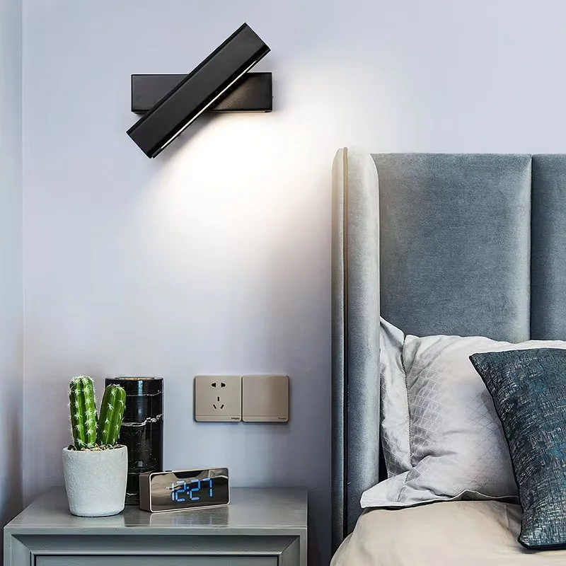 Factory Direct Modern Simple Bed Wall Lamp can be Rotated and Adjusted Angle Bed LED Wall Lamp
