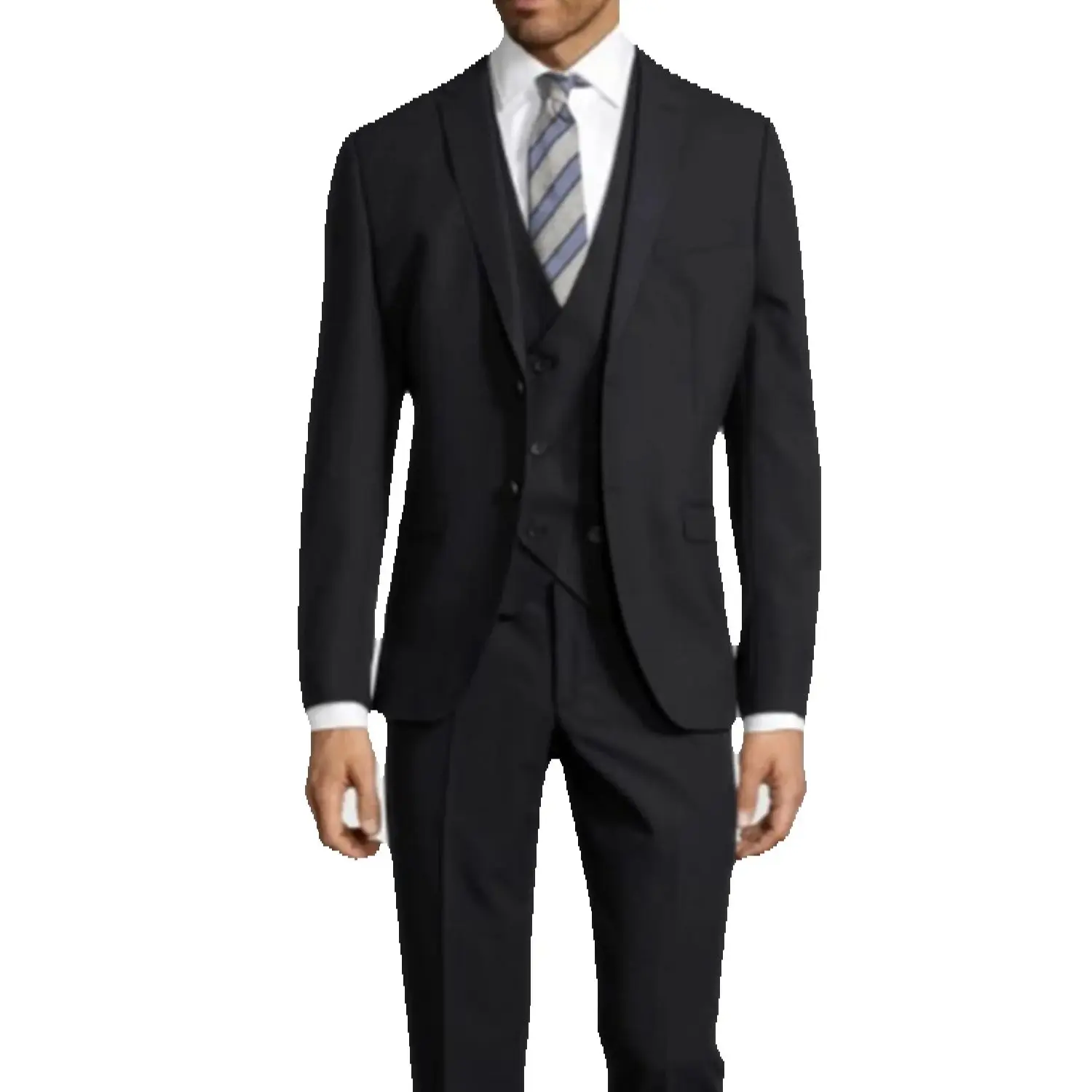 

CustomizedHandsome Black Men's Luxury Suit Customized Mens Wedding Tuxedos Slim Fit Groom Wear Dinner Prom Party Blazer 2PCS(Jac